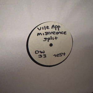 Vile Apparition/Miscreance Split EP 12” Test Press