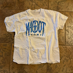 Maggot Stomp promo shirt - One of the very first label shirts printed Size XL