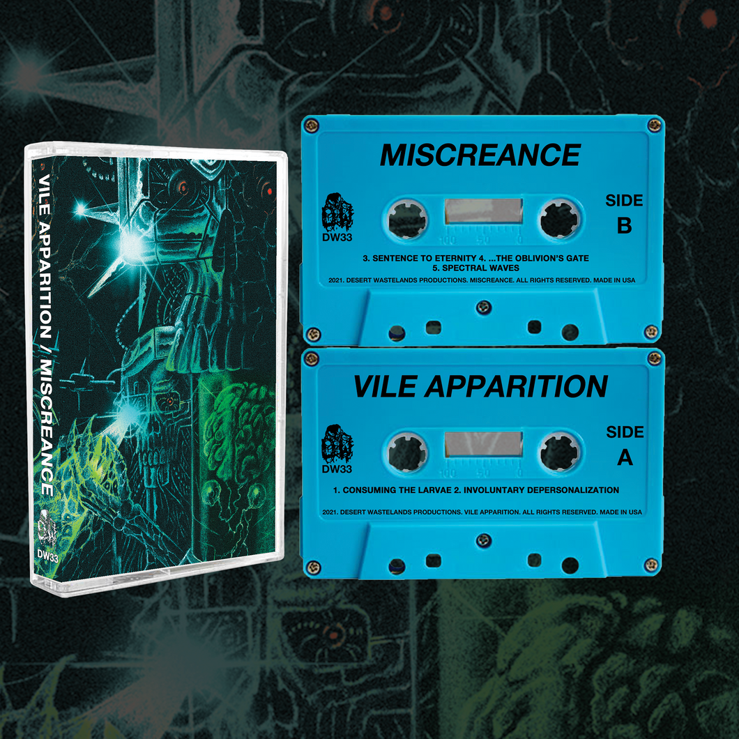 Vile Apparition / Miscreance Split Tape