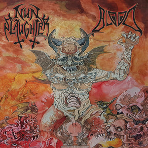 Blood / Nunslaughter Split 12" LP